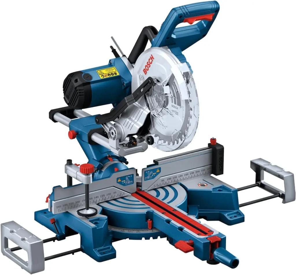 🟣 Sierra ingletadora Bosch GCM 254D de 10 pulgadas con guía láser