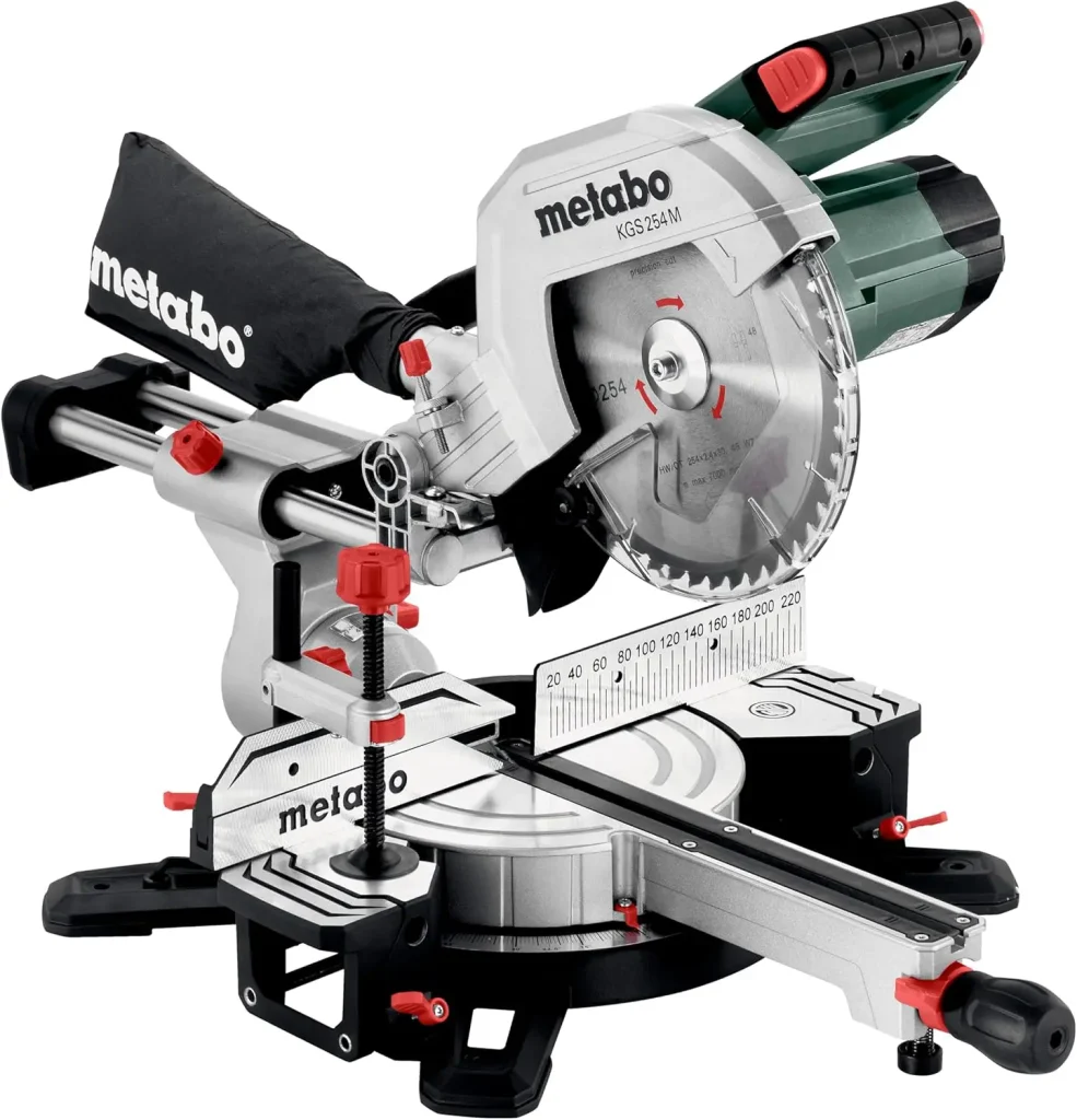 Comparativa de ingletadoras Metabo vs DeWalt vs Bosch en potencia y precisión